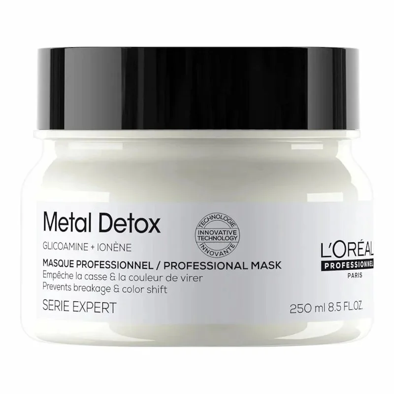 L’Oréal Professionnel Metal Detox Masque – Soin Protecteur Anti-Dépôt Métallique 250ml