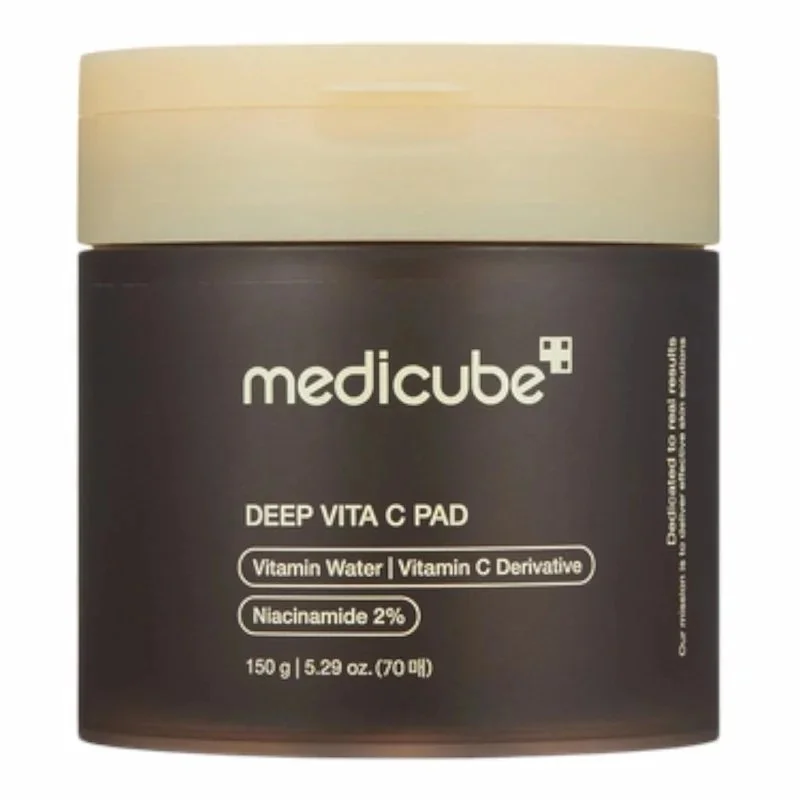 Medicube Deep Vita C Pad – 70 Disques Exfoliants & Éclaircissants à la Vitamine C