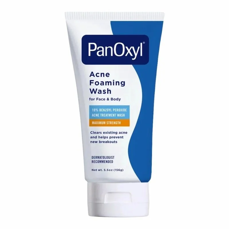 PanOxyl Acne Foaming Wash 10% – Peau Claire et Saine 156g