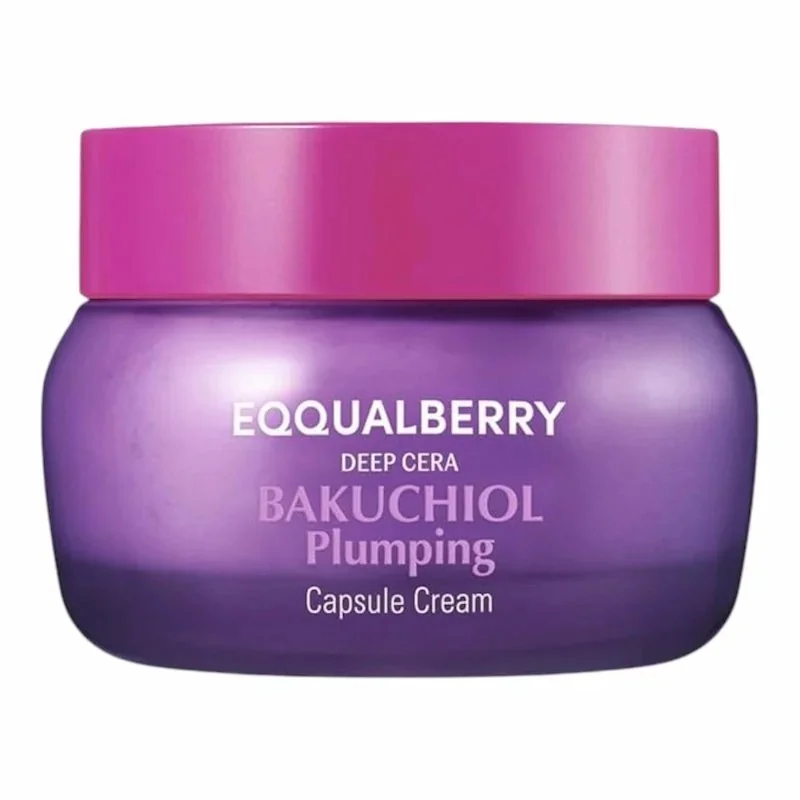 Eqqualberry Bakuchiol Plumping Capsule Cream – Crème Repulpante & Anti-Âge 50ml