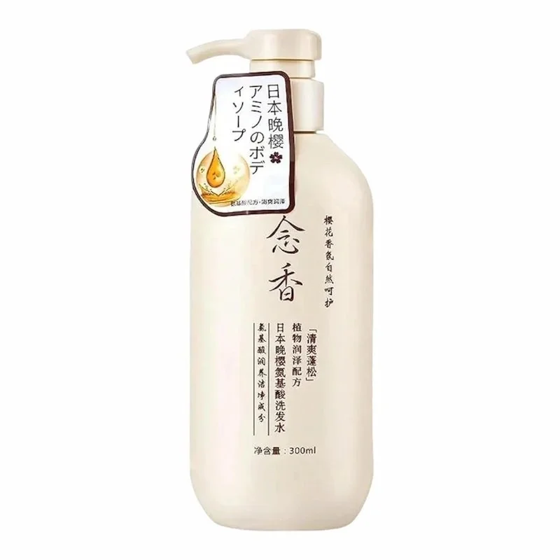 Sakura Japonais : Shampooing Sakura Croissance, Anti-Chute & Anti-Pellicules (300ml)