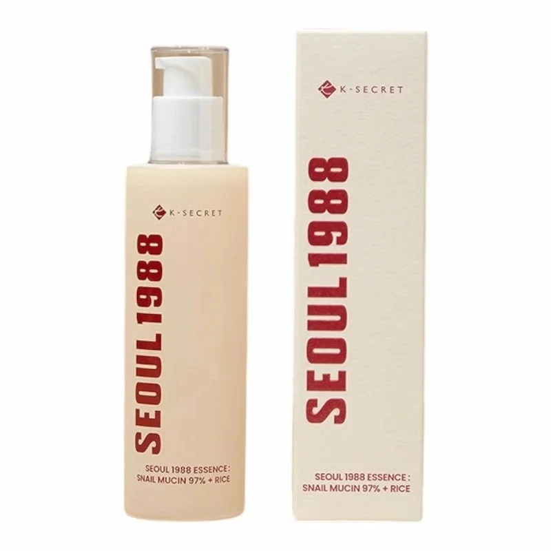 K-Secret Seoul 1988 – Essence à la Mucine d’Escargot 97% & Riz – Hydratation & Réparation 100ml