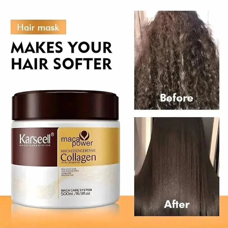 Karseell Masque Cheveux Collagène – Réparation Intense & Brillance