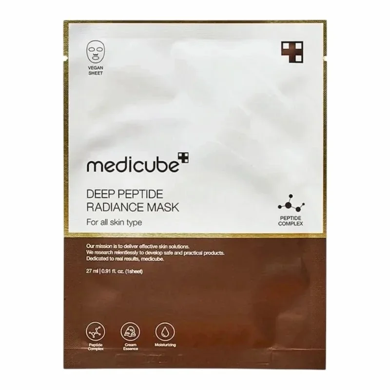 Medicube Deep Peptide Radiance – Masque Visage aux Peptides & Éclat 27ml
