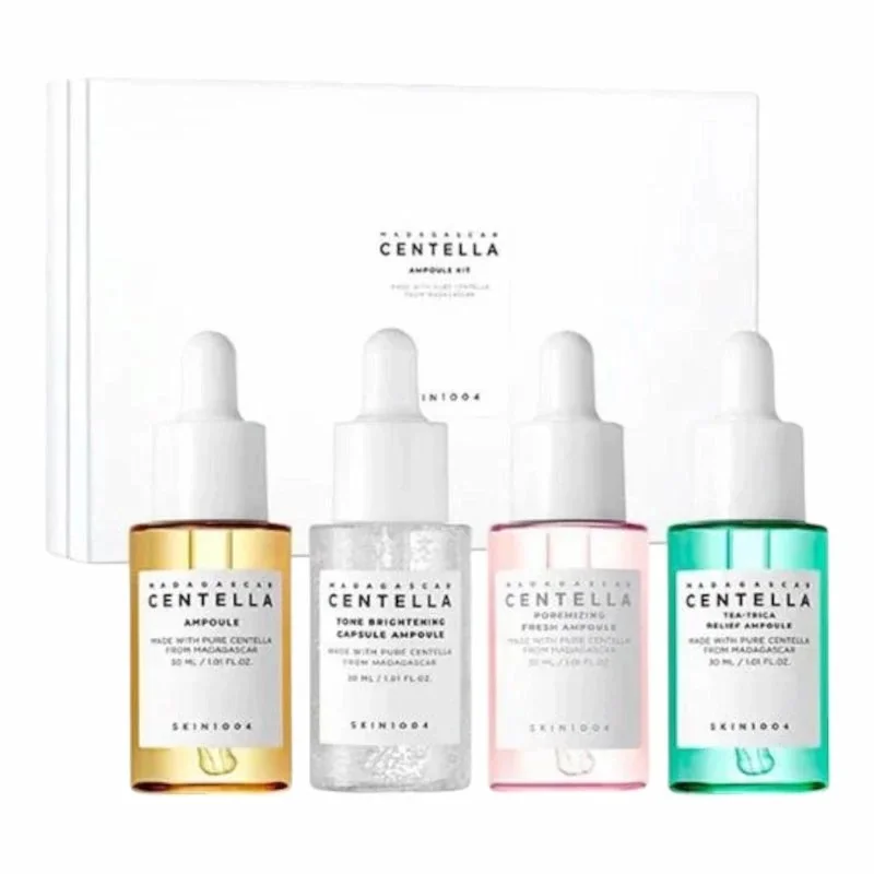 Skin1004 Madagascar Centella – Kit Routine Apaisante & Éclat (4 x 30ml)