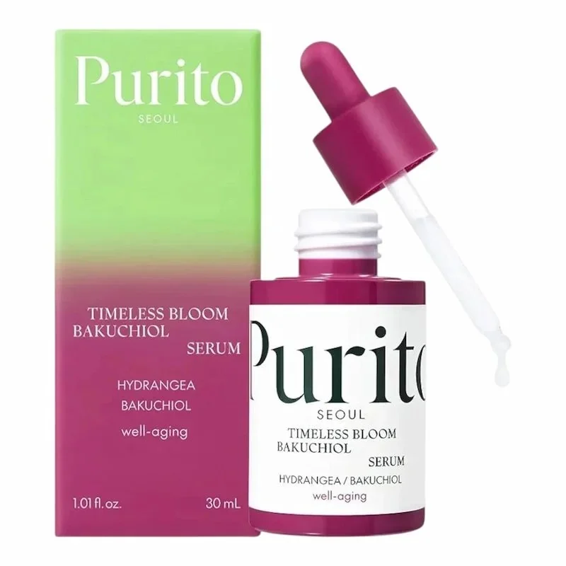 Purito Timeless Bloom Bakuchiol Serum – Sérum Revitalisant & Anti-Âge Douceur 30ml