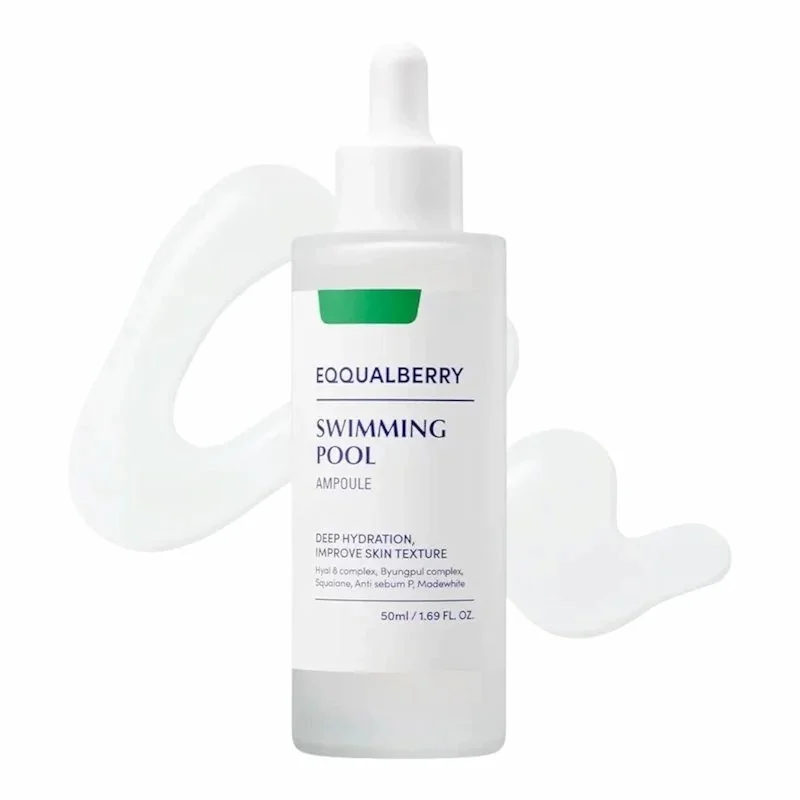 Eqqualberry Swimming Pool Ampoule – Sérum Hydratant & Repulpant 50ml