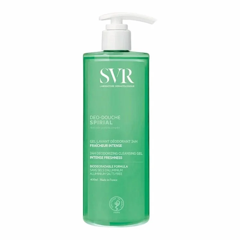Gel Douche Déodorant Sport Spirial 400ml SVR