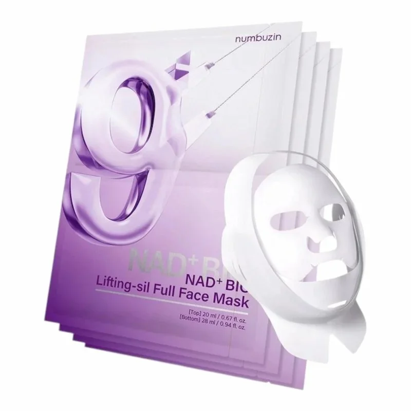 Numbuzin No.9 NAD Bio Lifting Full Cover Facial Mask – Masque Lifting Intense Visage & Cou 1 Unité