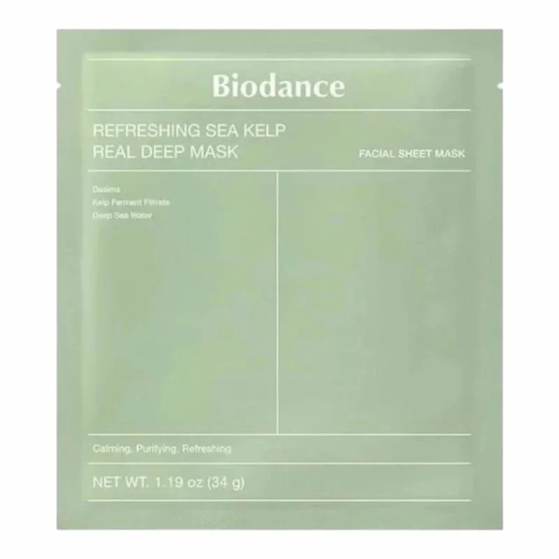 BIODANCE Refreshing Sea Kelp Real Deep Mask – Masque Hydrogel aux Algues Marines