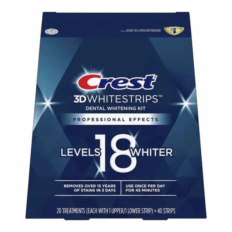 Crest 3D White Strips Professional Effects – Pack 20 Bandes