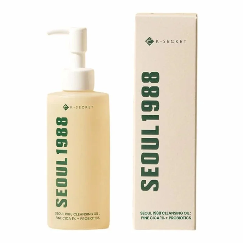 K-Secret Seoul 1988 – Huile Nettoyante Visage Coréenne & Démaquillante 200ml