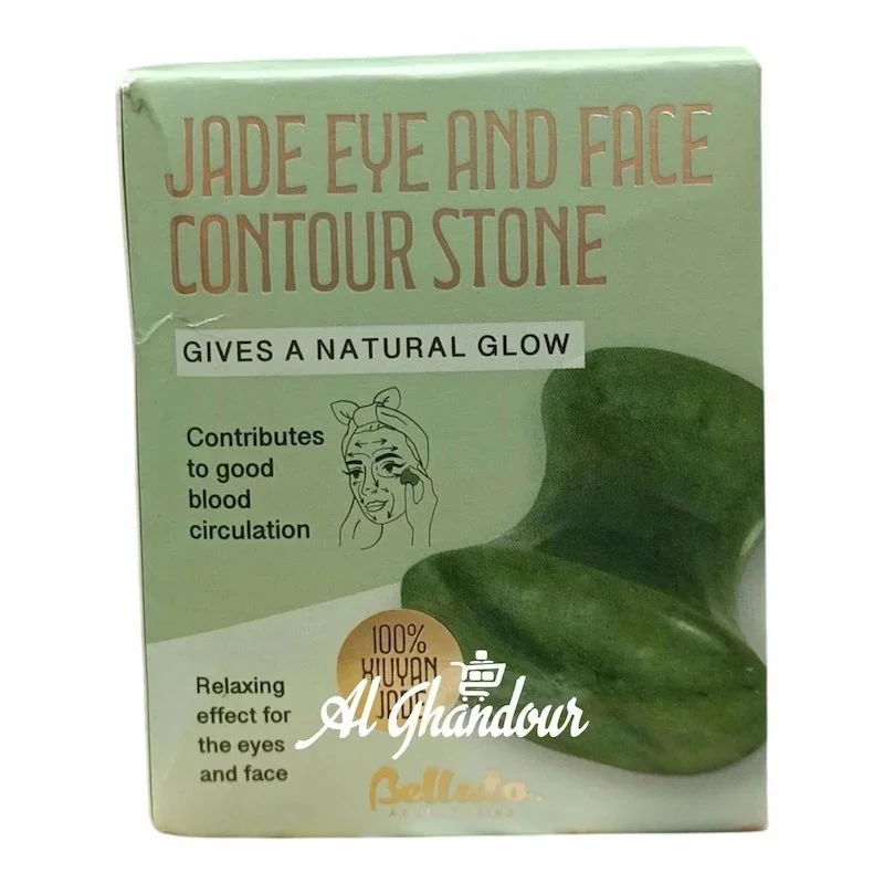 Belluto – Pierre de Jade Visage & Contour des Yeux pour Massage Drainant