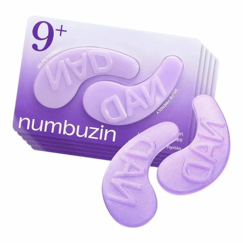 Numbuzin No.9 NAD+ Collagen Under Eye Patches – Pack de 5 Paires de Patchs Yeux Liftants